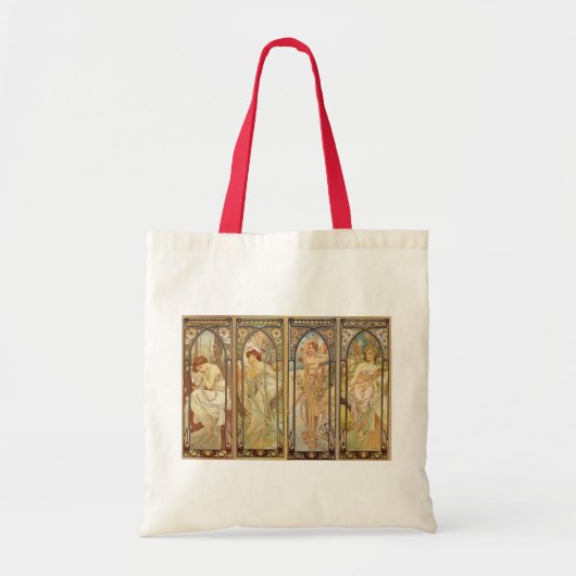 Alphonse Mucha - Art Nouveau Master Tote Bag (Voorkant)