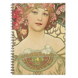 Alphonse Mucha – Art Nouveau Meester Notitieboek