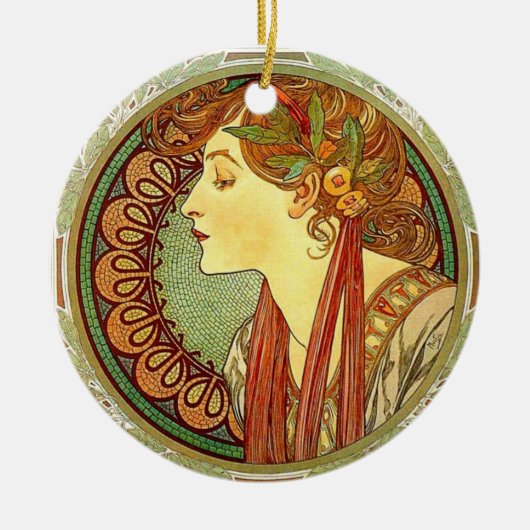 Alphonse Mucha Art Nouveau Ornament (Voorkant)