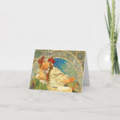 Alphonse Mucha Art Nouveau Princess Hyacinth (Achterkant)