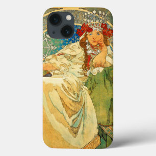 Alphonse Mucha Art Nouveau Princess Hyacinth Case-Mate iPhone Case