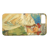 Alphonse Mucha Art Nouveau Princess Hyacinth Case-Mate iPhone Case (Achterkant (Horizontaal))
