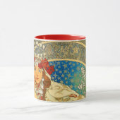 Alphonse Mucha Art Nouveau Princess Hyacinth Mok (Midden)