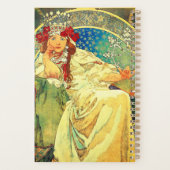 Alphonse Mucha Art Nouveau Princess Hyacinth Planner