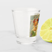 Alphonse Mucha Art Nouveau Princess Hyacinth Shot Glas (Links)