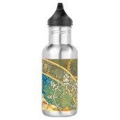 Alphonse Mucha Art Nouveau Princess Hyacinth Waterfles (Rechts)