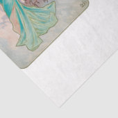 Alphonse Mucha Art Nouveau Seizoenen Decoupage Tissuepapier (Detail)