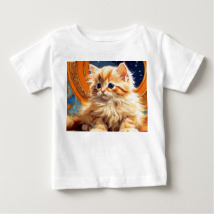 Alphonse Mucha Art Nouveau Sinaasappel Cat