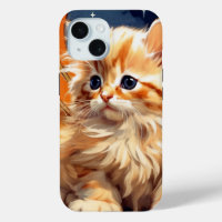 Alphonse Mucha Art Nouveau Sinaasappel Cat