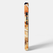 Alphonse Mucha Art Nouveau Sinaasappel Cat Case-Mate iPhone Case (Achterkant / Links)