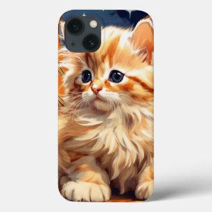 Alphonse Mucha Art Nouveau Sinaasappel Cat Case-Mate iPhone Case