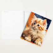 Alphonse Mucha Art Nouveau Sinaasappel Cat Planner (Display)