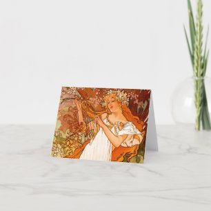 Alphonse Mucha Art Nouveau Spring