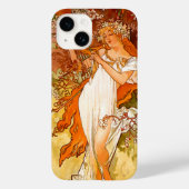 Alphonse Mucha Art Nouveau Spring Case-Mate iPhone Case (Achterkant)