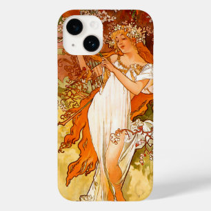 Alphonse Mucha Art Nouveau Spring Case-Mate iPhone 14 Hoesje