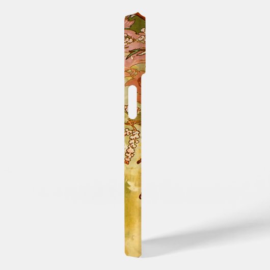 Alphonse Mucha Art Nouveau Spring Case-Mate iPhone Case (Achterkant / Rechts)