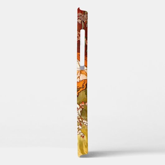 Alphonse Mucha Art Nouveau Spring Case-Mate iPhone Case (Achterkant / Links)