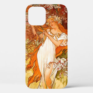 Alphonse Mucha Art Nouveau Spring Case-Mate iPhone Case