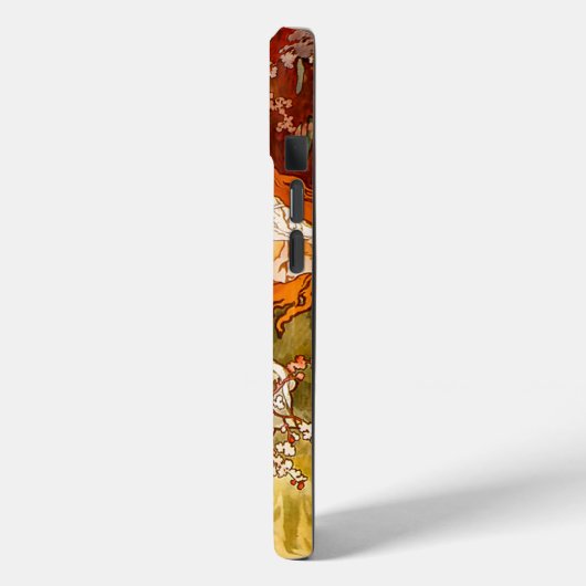 Alphonse Mucha Art Nouveau Spring Case-Mate iPhone Case (Achterkant / Links)