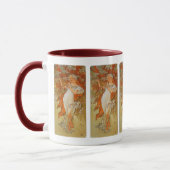 Alphonse Mucha - Art Nouveau - Spring Mok (Links)