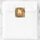Alphonse Mucha Art Nouveau Sticker (Tas)