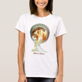 Alphonse Mucha Art Nouveau T-shirt (Voorkant)