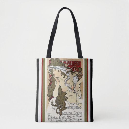 Alphonse Mucha Art Nouveau Tas (Voorkant)