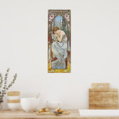 Alphonse Mucha Art Nouveau vintage poster (Keuken)