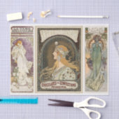 Alphonse Mucha Art Nouveau voor kunstenaars Tissuepapier (Craft)