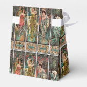 Alphonse Mucha art nouveau, , vrouwen, be Bedankdoosjes (Achterkant)
