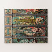 Alphonse Mucha art nouveau, , vrouwen, be Legpuzzel (Horizontaal)