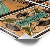 Alphonse Mucha art nouveau, , vrouwen, be Perfect Poster (Hoek)