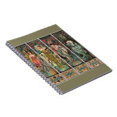 Alphonse Mucha art nouveau, , vrouwen Notitieboek (Rechterzijde)