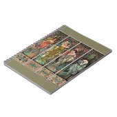 Alphonse Mucha art nouveau, , vrouwen Notitieboek (Linkerzijde)