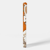 Alphonse Mucha Art Nouveau White Kitten Case-Mate iPhone Case (Achterkant / Rechts)