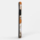 Alphonse Mucha Art Nouveau White Kitten Case-Mate iPhone Case (Achterkant/rechts)