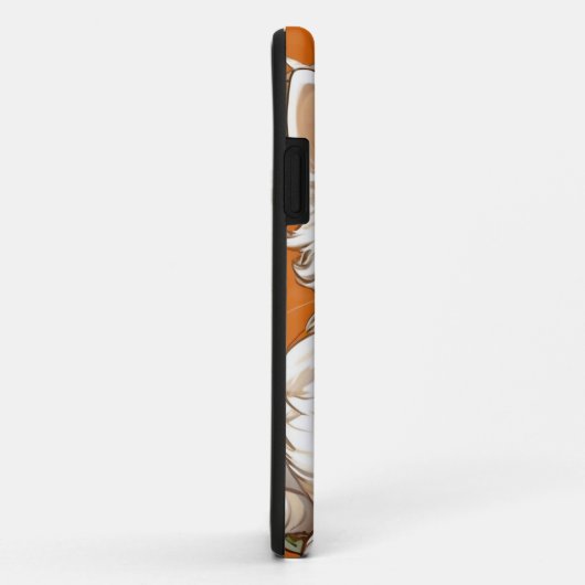 Alphonse Mucha Art Nouveau White Kitten Case-Mate iPhone Case (Achterkant/rechts)