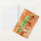 Alphonse Mucha Art Nouveau Winter Notitieboek (Binnen)