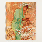 Alphonse Mucha Art Nouveau Winter Planner (Voorkant)