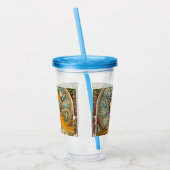 Alphonse Mucha Art Nouveau Zodiac Acryl Drinkbeker (Links)