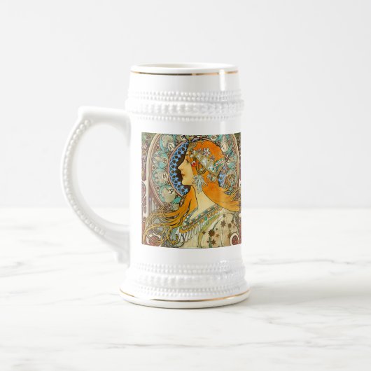 Alphonse Mucha Art Nouveau Zodiac Bierpul (Links)