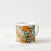 Alphonse Mucha Art Nouveau Zodiac Espresso Kop (Voorkant rechts)