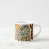Alphonse Mucha Art Nouveau Zodiac Espresso Kop (Rechts)