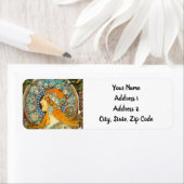 Alphonse Mucha Art Nouveau Zodiac Etiket (Insitu)