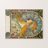 Alphonse Mucha Art Nouveau Zodiac Legpuzzel (Horizontaal)