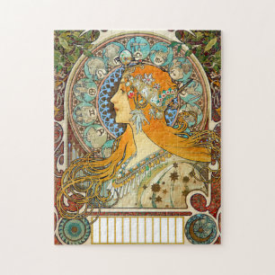 Alphonse Mucha Art Nouveau Zodiac Legpuzzel