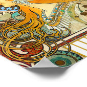 Alphonse Mucha Art Nouveau Zodiac Poster (Hoek)