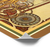 Alphonse Mucha Art Nouveau Zodiac Print 12 x 16 (Hoek)