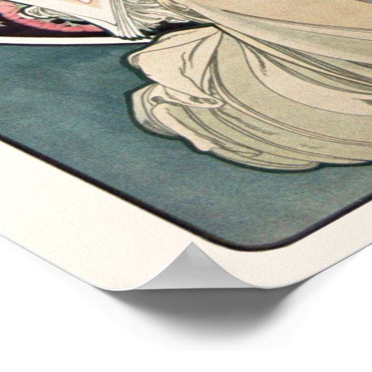 Alphonse Mucha Art Print | Art Nouveau meesterwerk (Hoek)