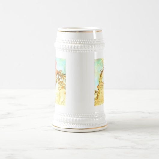 Alphonse Mucha Art Summer Bierpul (Center)